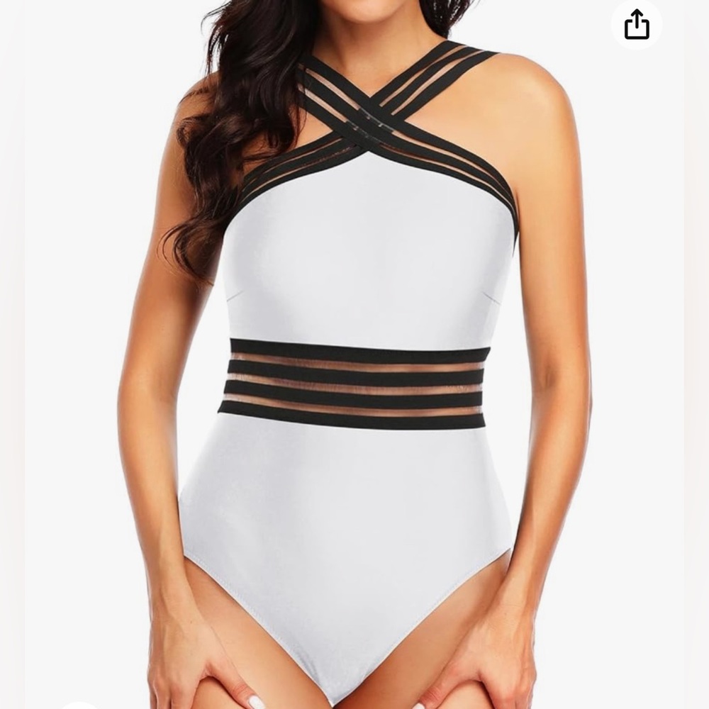 Amazon One Piece Swimsuit Bikini. Size Medium. New without tags.